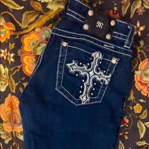 MISS ME BOOTCUT CROSS JEANS